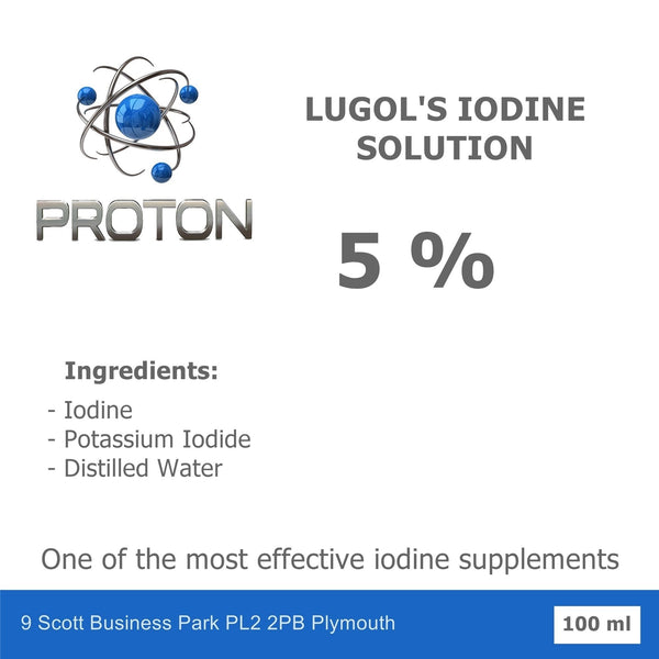 Lugol's Iodine Solution 5% - 15% 100ml.