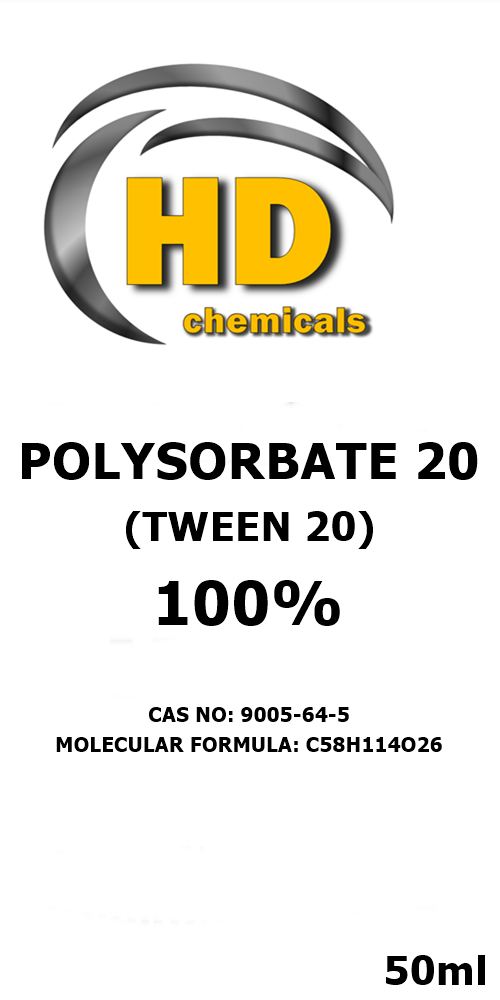Polysorbate 20 100% – buy in UK online shop –HD Chemicals LTD