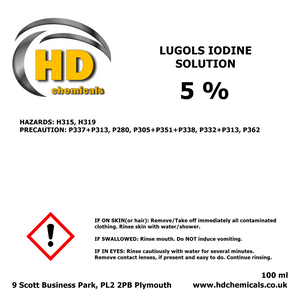 Lugol's Iodine Solution 5% - 15%